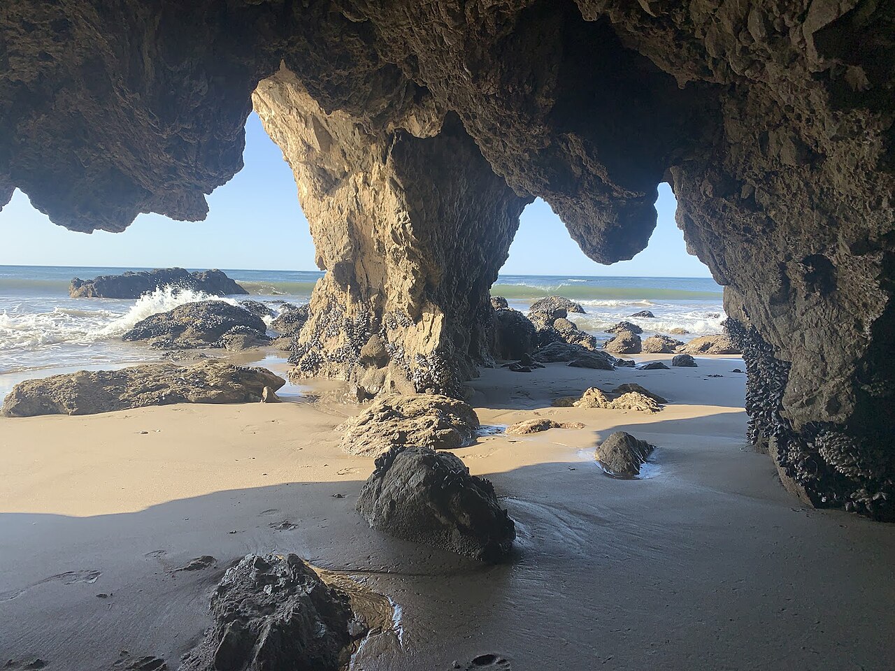 Malibu &mdash; Cave at Playa San Juan Leighton in Malibu, CA