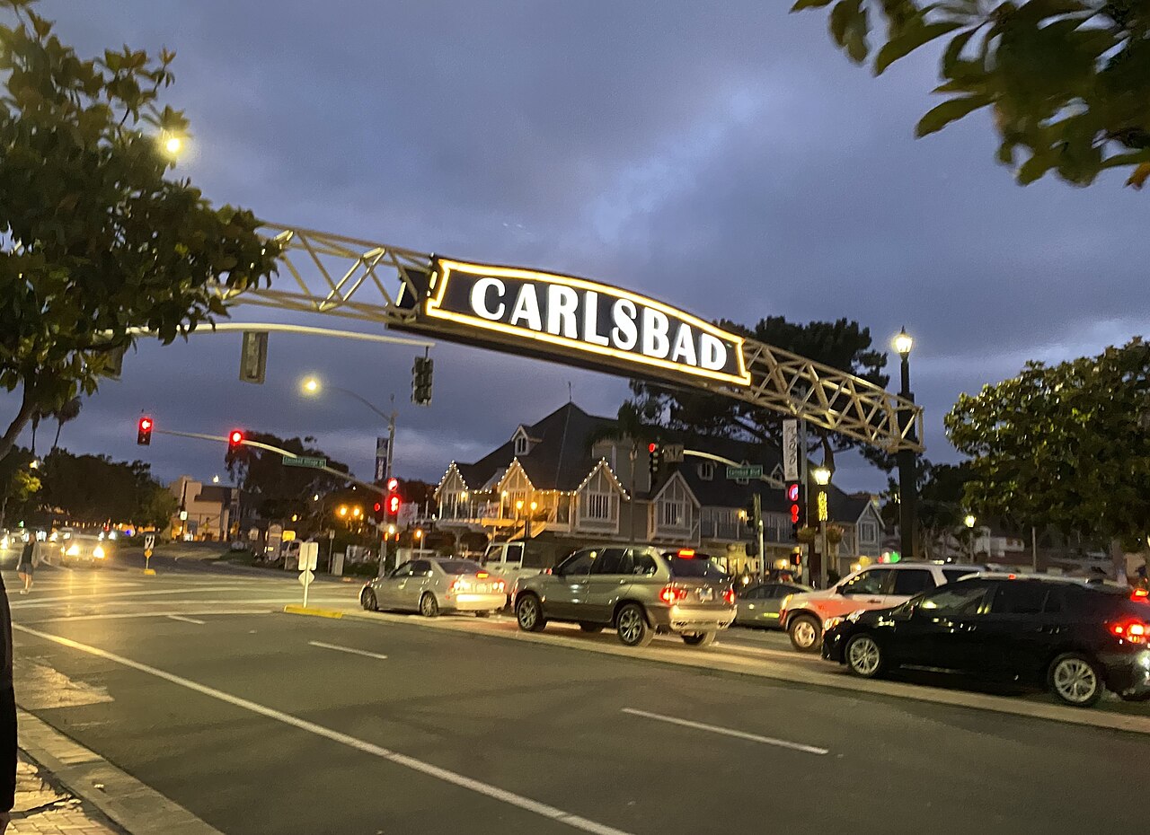 Carlsbad &mdash; CarlsbadSignDowntownJune2020