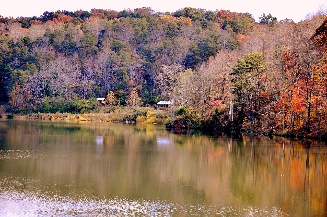 Dahlonega &mdash; Lake at Dahlonega Georgia - panoramio