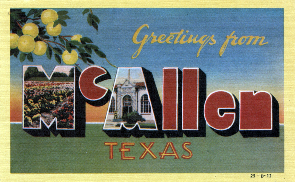 McAllen — Greetings from McAllen, Texas - Large Letter Postcard (8202972816)
