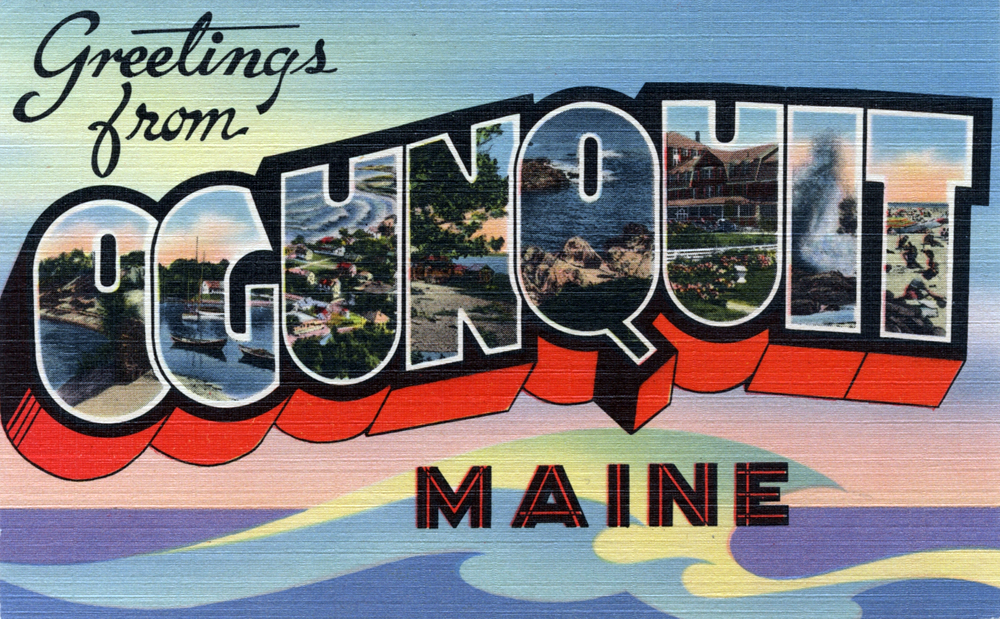 Ogunquit &mdash; Greetings from Ogunquit, Maine - Large Letter Postcard (8046888670)