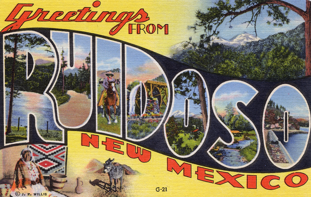 Ruidoso &mdash; Greetings from Ruidoso, New Mexico - Large Letter Postcard (5290360846)
