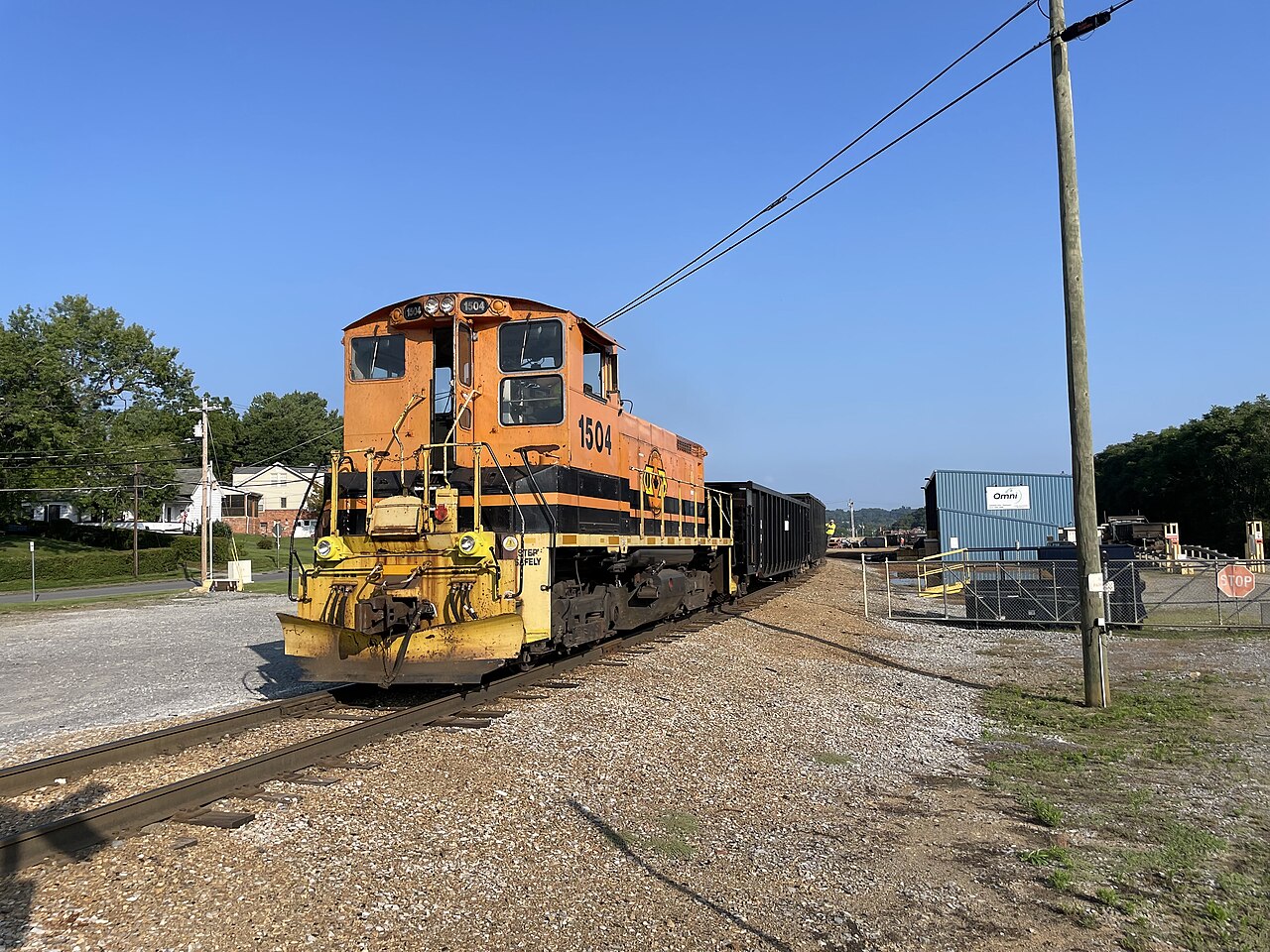 Johnson City &mdash; East Tennessee Railway Switching Omni Scrapyard Johnson City TN
