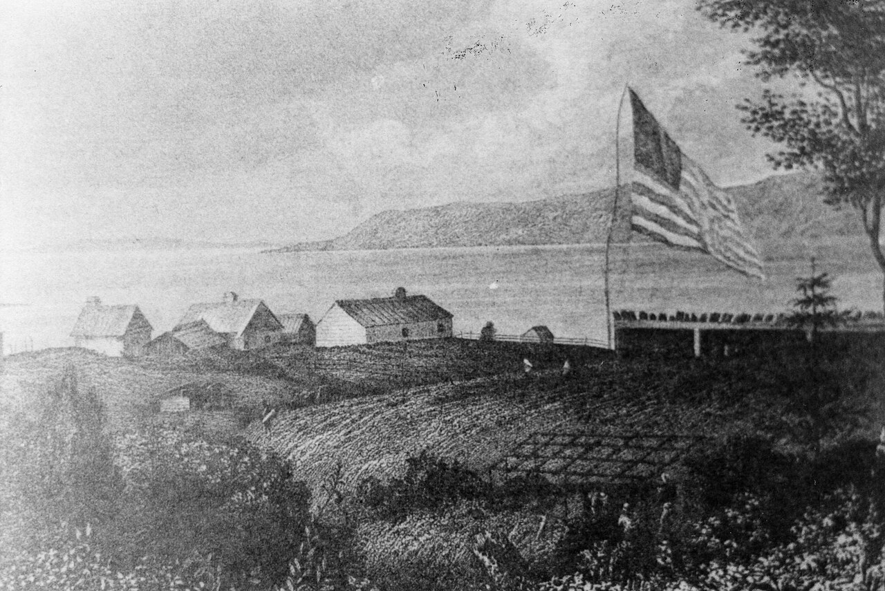 Astoria — Astoria Lithograph 1845