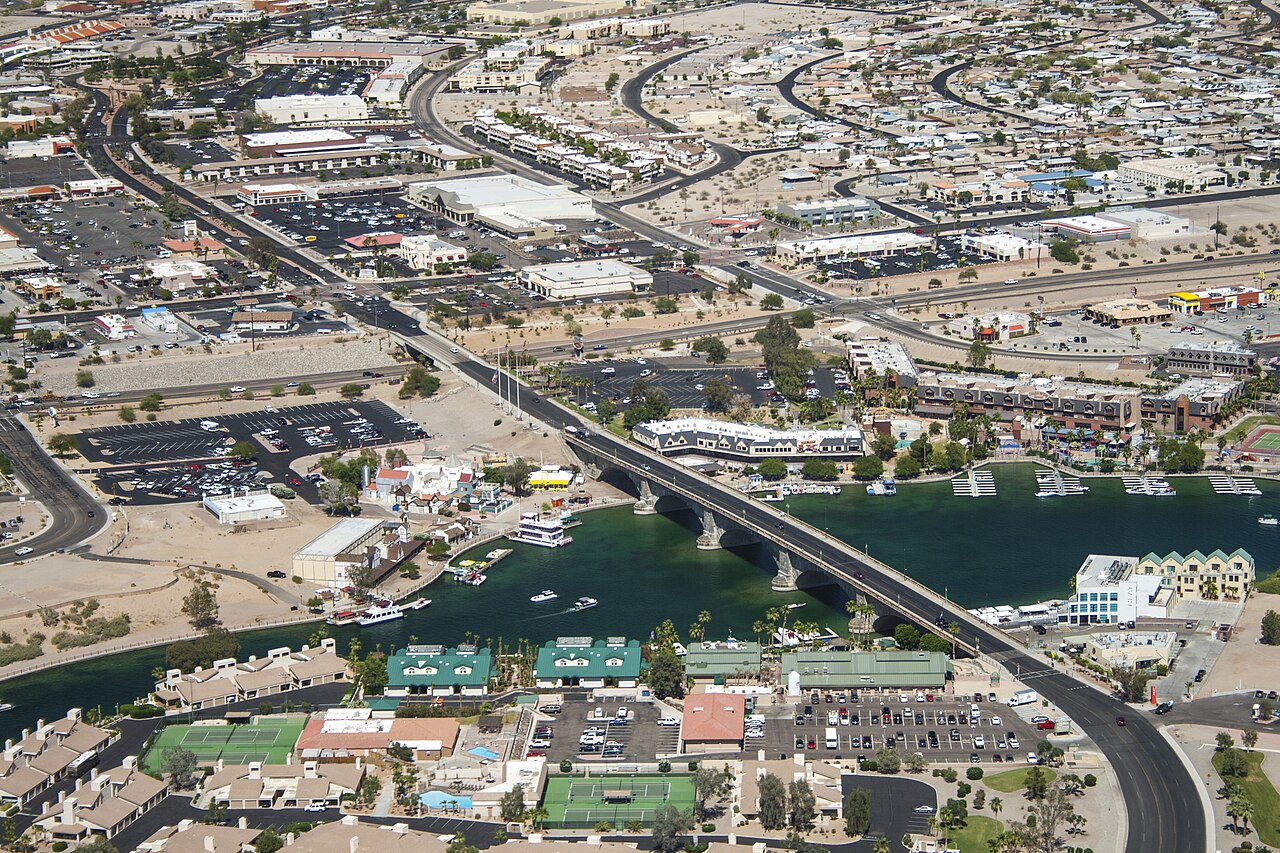 Lake Havasu City — London Bridge, Lake Havasu City - 2011 (Aerial Photo)