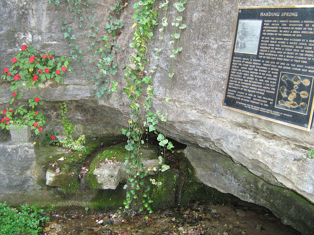 Eureka Springs &mdash; Harding Spring in Eureka Springs Arkansas