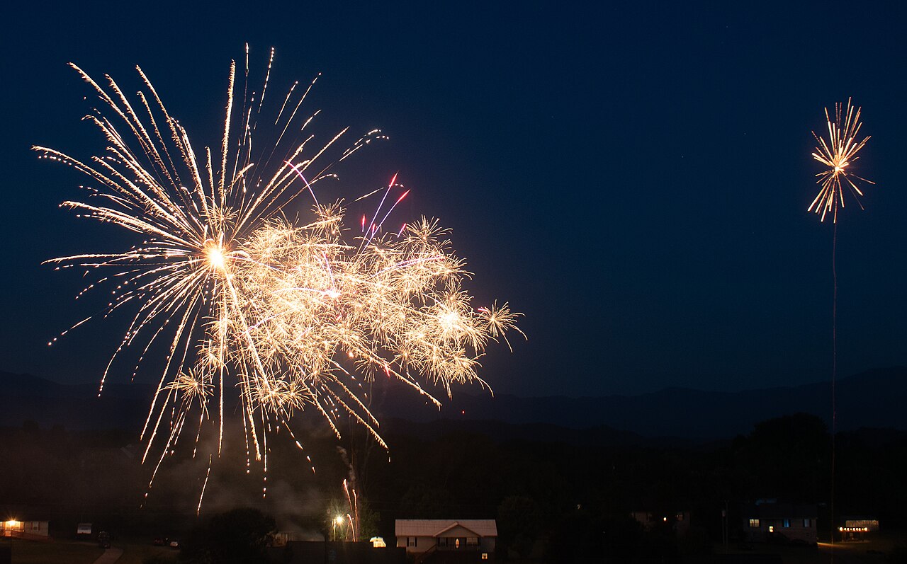 Sevierville — Fireworks in Sevierville, Tennessee on 4th of July - 9