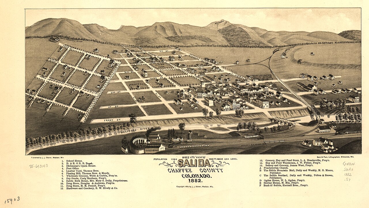 Salida &mdash; CO Salida 1882