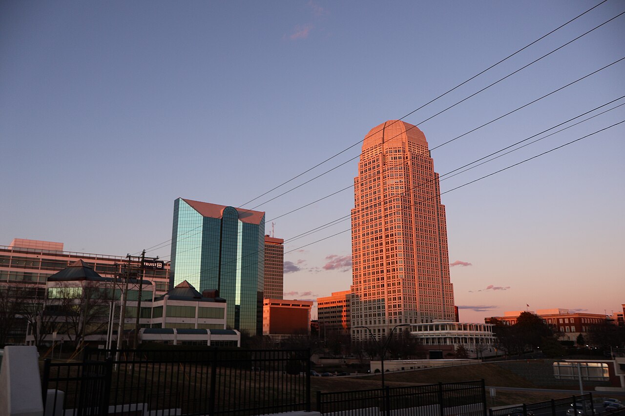 Winston-Salem &mdash; Winston-Salem at Sunset