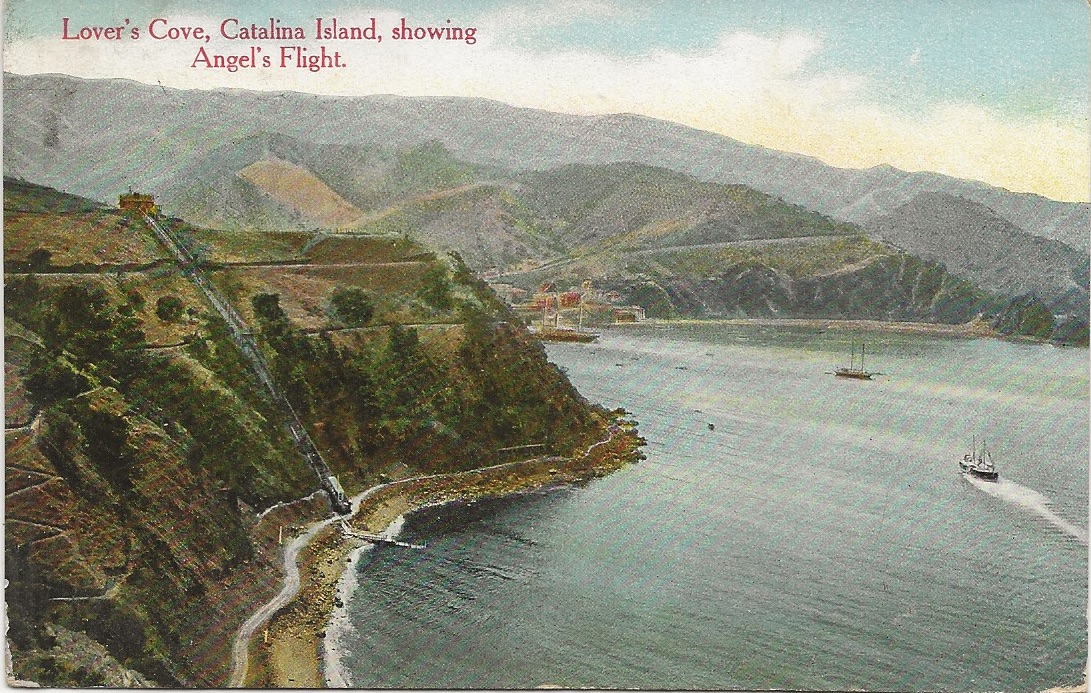 Catalina Island &mdash; Lover's Cove, Catalina Island, showing Angel's Flight