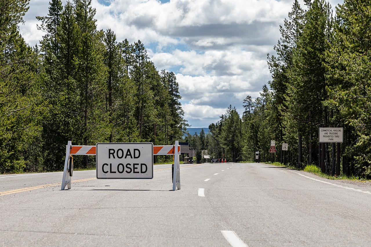 West Yellowstone — West Yellowstone (MT, USA), Yellowstone Avenue, Zufahrt zum Yellowstone National Park -- 2022 -- 2389