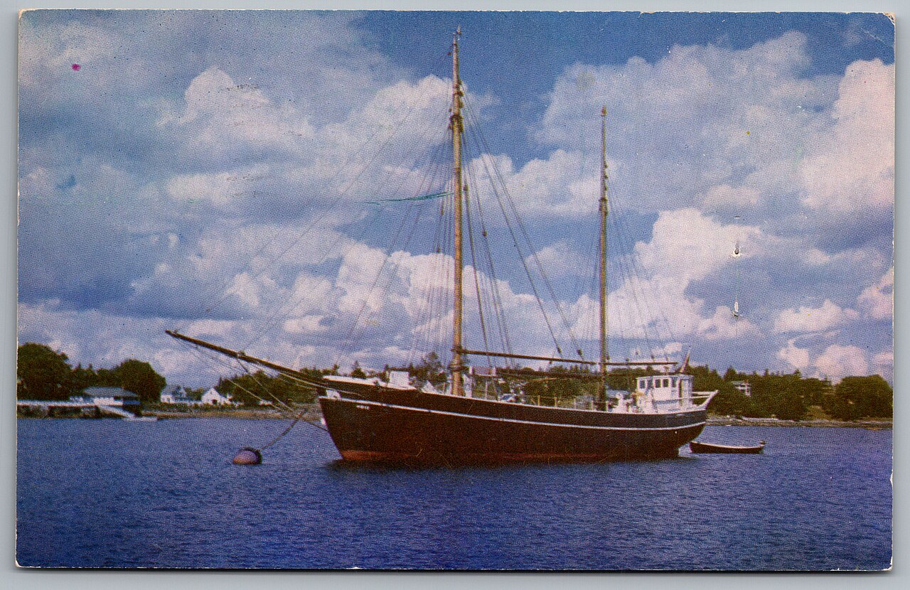 Boothbay Harbor — Portland News Co. C2656 - The Gundel, Boothbay Harbor, Maine front