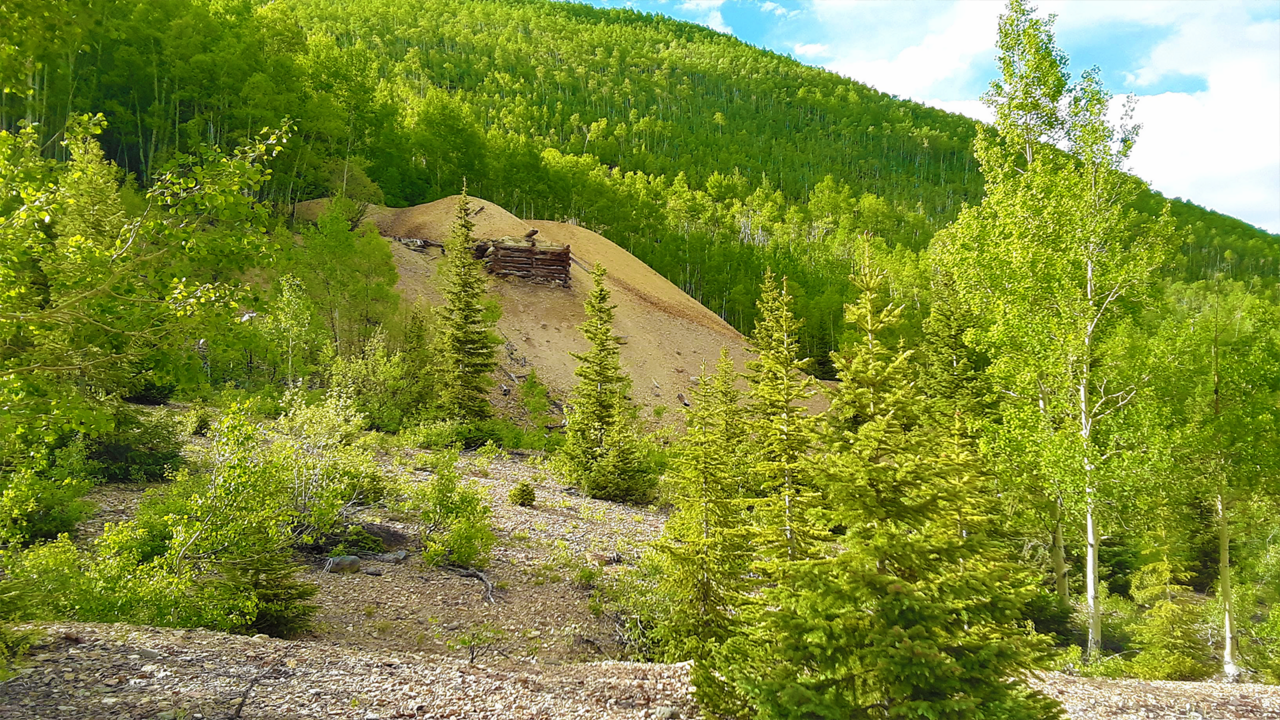 Ouray &mdash; Abandoned Mine near Ouray, Colorado, along the Million Dollar Highway