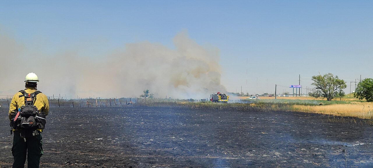 Amarillo &mdash; 2020 06 30-Texas A&M Forest Service is responding to the Osage fire with Local Randall County Fire Departments