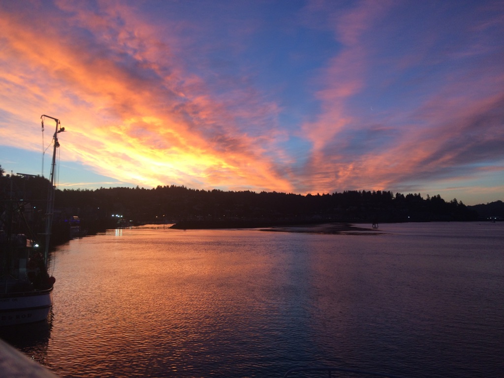 Newport &mdash; Sunrise in Newport, Oregon 01