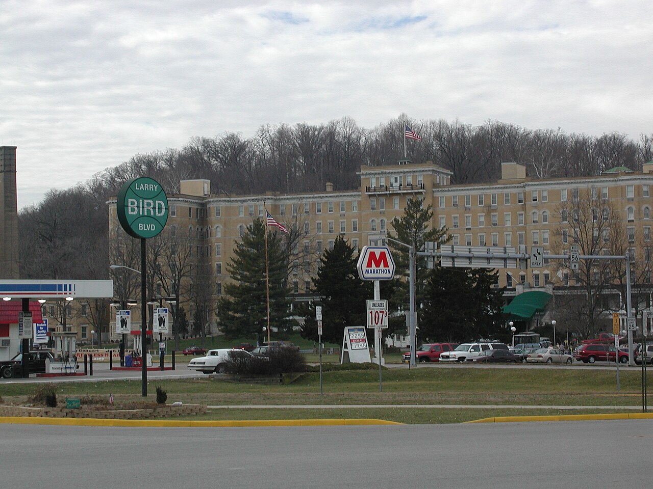 French Lick &mdash; French Lick Resort and Larry Bird Boulevard, French Lick, Indiana 01-13-2002
